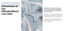 Vinterlandskap - Responsiv Webbplats