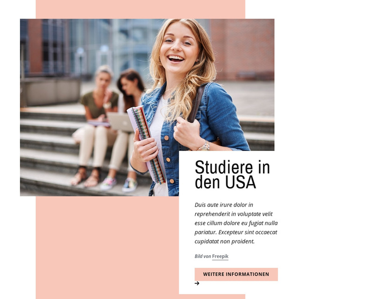 Studieren Sie in Großbritannien WordPress-Theme