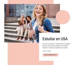 Diseño De Sitio Listo Para Usar Para Estudiar En El Reino Unido