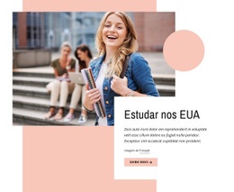 Estudar No Reino Unido - Designer Da Página De Destino