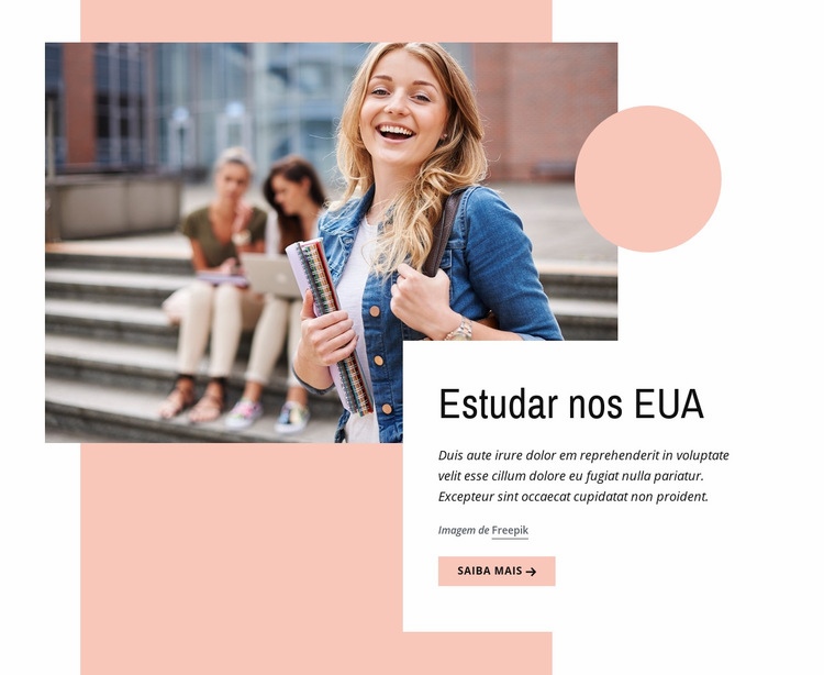 Estudar no Reino Unido Landing Page