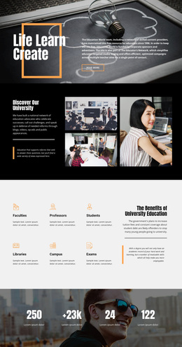 Site Design For Discover Highs Of Education