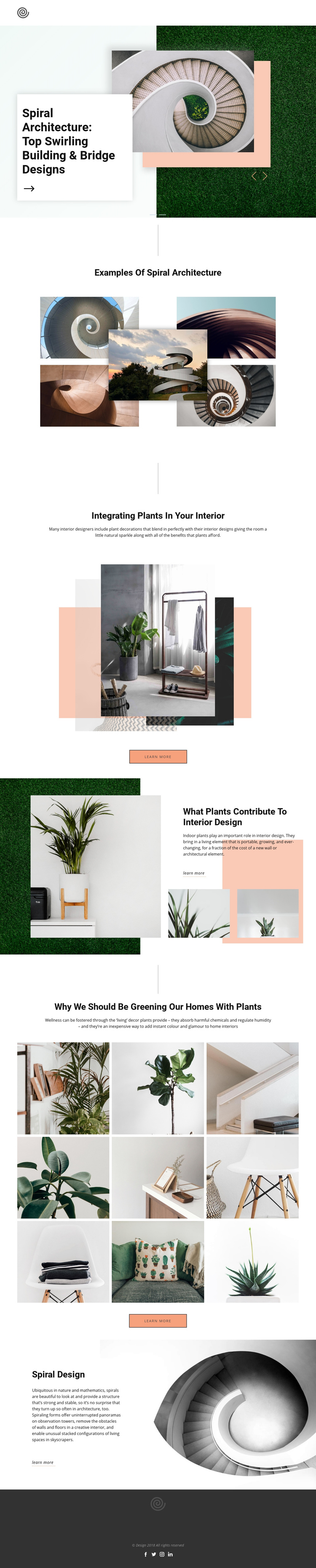 Spiral Architecture Joomla Template