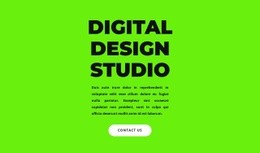 Large Title And Text Portfolio Website