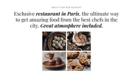 Gallery With Dishes Simple HTML CSS Template