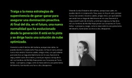 Grandes Bloques De Texto: Página De Destino HTML5