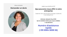 Toutes Sortes De Contacts Modèle De Grille CSS