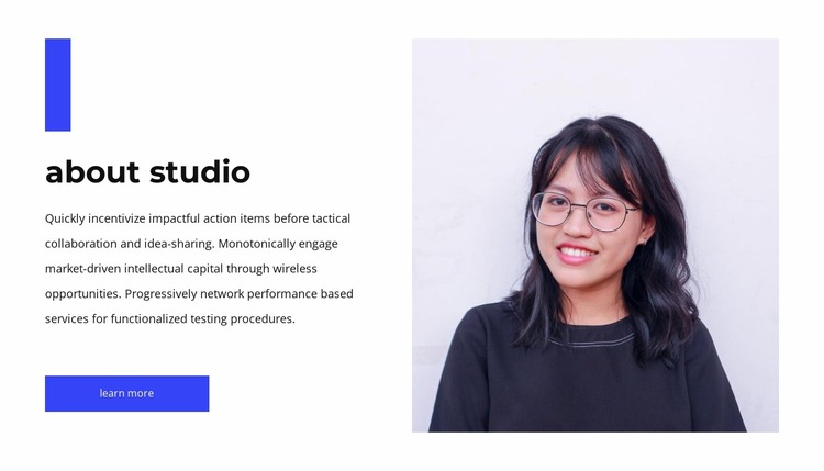 Studio view Html Website Builder