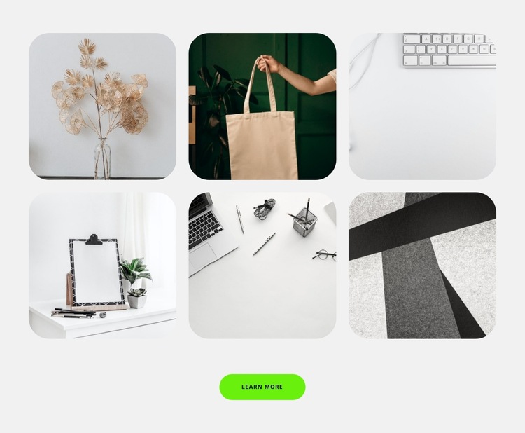 Gallery with typical photos HTML5 Template