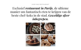 Multifunctioneel WordPress-Thema Voor Galerij Met Gerechten