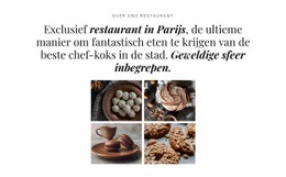 Galerij Met Gerechten - Creatief, Multifunctioneel Siteontwerp