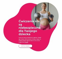 Ćwicz W Ciąży - Niestandardowy Projekt Strony Internetowej