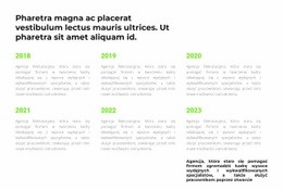 Chronologia Wydarzeń - Szablon Osobistej Witryny Internetowej