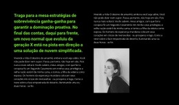 Grandes Blocos De Texto - Design De Site Gratuito