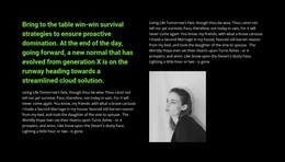 Most Creative Website Mockup For Large Text Blocks