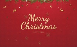 Veselé Vánoce - Drag And Drop HTML Builder