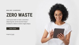 Zero Waste - Web Template