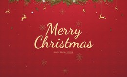 Merry Christmas CSS Website Template