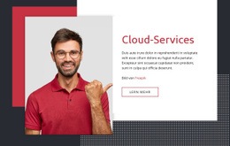 Cloud-Services – Fertiges Website-Design