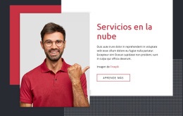 Servicios En La Nube: Inspiración Para La Página De Destino