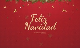 Feliz Navidad: Inspiración Para La Página De Destino