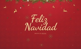 Feliz Navidad: Plantilla HTML5 Fácil De Usar