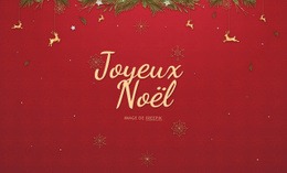 Joyeux Noël - Code Du Modèle HTML