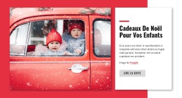 Cadeau De Noël Pour Les Enfants - Modèle HTML5 Réactif