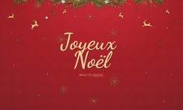 Joyeux Noël – Inspiration Pour La Page De Destination