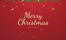 Merry Christmas -Ready To Use Homepage Design