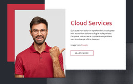 Cloud Services - Best HTML Template