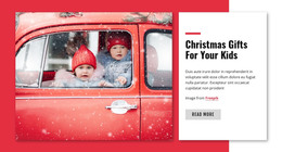 Page HTML For Christmas Gift For Kids