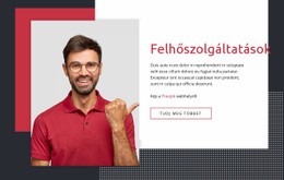 Felhőszolgáltatások – Ingyenes Sablon