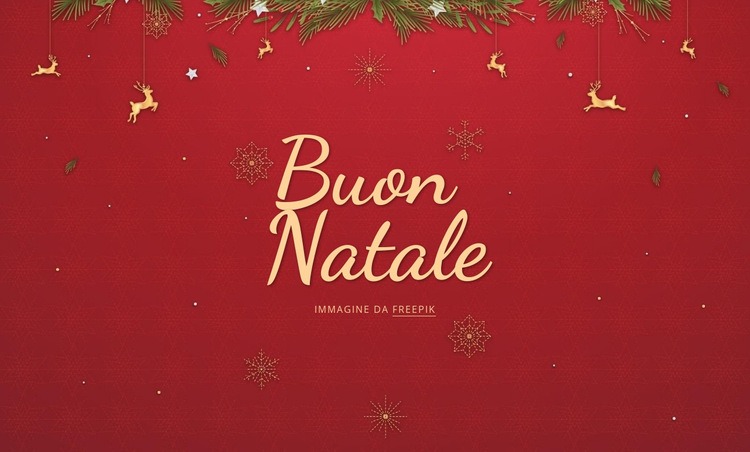 buon Natale Modelli di Website Builder