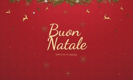 Buon Natale - Progettazione Semplice Del Sito Web