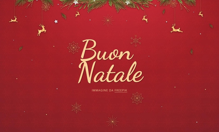 buon Natale Progettazione di siti web