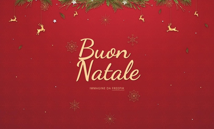 buon Natale Pagina di destinazione