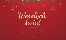 Wesołych Świąt - Niestandardowy Motyw WordPress