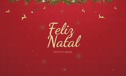 Feliz Natal - Drag And Drop HTML Builder