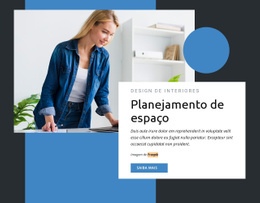 Planejamento De Espaço - Modelos De Temas HTML5 Gratuitos