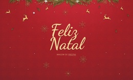 Feliz Natal - Modelo De Construtor De Sites