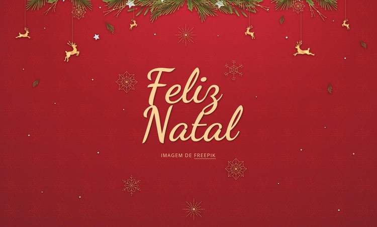 feliz Natal Landing Page