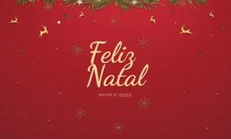 Feliz Natal - Tema WordPress Personalizado