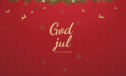 God Jul - Enkel Webbdesign