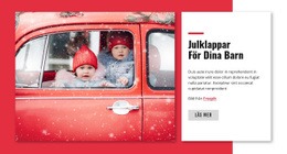 Julklapp Till Barn - Nedladdning Av HTML-Mall