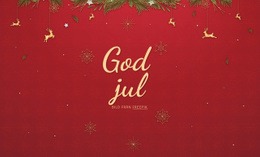 God Jul - Webbplatsmallar