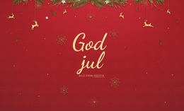 God Jul - Anpassat WordPress-Tema