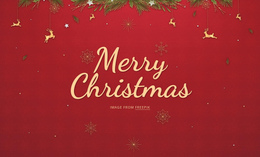 Merry Christmas Website Editor Free