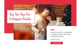 10 Tipů Pro Šťastnější Rodinu - Online HTML Generator