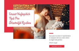 Šablona Webu Pro 10 Tipů Pro Šťastnější Rodinu